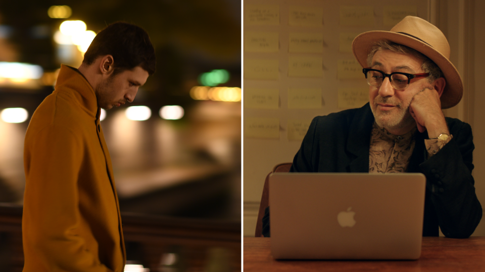 stills from the films by Nadav Lapid and Elia Suleiman