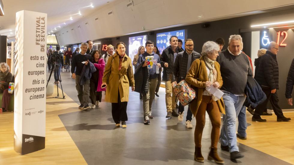 Ambiente en las salas de Nervión. 