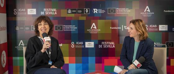 La periodista Alejandra Music ha entrevistado a Virginia García del Pino en director para Kinótico.